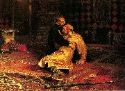 Ilya Repin Ivan the Terrible and His Son Ivan on November 16th, 1581 oil painting